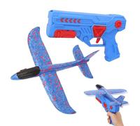 Générique Airplane Glider Toy, Foam Flying Launching Airplane Glider, Easy Assemble Play Plane, Lightweight Throwing Flying Toy for Backyard Beach Park Camping Summer Birthday Party