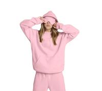 Générique Airplane Mode Travel Hoodie with Eye Mask,Hoodie with Eye Mask Built in,2025 New Comfort Airplane Mode Travel Hoodies (Pink,TTG)