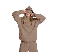Générique Airplane Mode Travel Hoodie with Eye Mask,Hoodie with Eye Mask Built in,2025 New Comfort Airplane Mode Travel Hoodies (Camel,TTG)