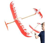 Générique Airplane Toy | Rubber Band Powered Plane Model | Hand Launch Glider Aircraft for Kids Boys Students Adults Outdoor Flying Fun Educational Toy Gift
