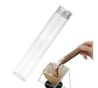 Générique Airtight Glass Storage Bottle With Aluminum Cap - Freshness | Transparent Coffee Bean Berry Dispensing Jar | For Kitchen Pantry Organization, Reusable Threaded Seal Multiple Sizes