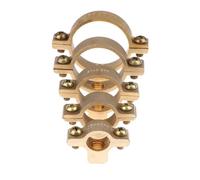 Générique Ajustement 15/22/28/35/40mm OD Tube en laiton M10 Support de collier de serrage Support cintre fixe plomberie eau(28mm)