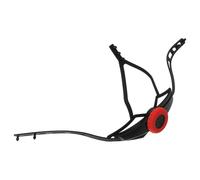 Générique Ajusteur de Casque en Plastique Noir Sangle Réglable Maintien Sécurisé et Confortable, Accessoire pour Casque de Sécurité Chantier