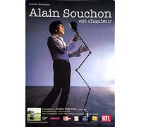 Générique Alain Souchon - Est Chanteur - 40X60 Cm Affiche/Poster