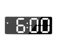 Générique Alarm Clock, LED Display Decor, Bright Display Easy Setup Compact Size Clear Numbers, Large Number Alarm for Home Offices Living Room Apartment Dorm Bedroom 6.3x2.36x0.79 inches