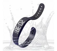 Générique Alarm Watch, Vibrating Clock Digital, Silent Adjustable Smartwatch Wristband, Discreet Up Watch, Portable Timer, for Travel, School, Sports, Outdoor, Women, Men, Kids, Heavy Sleepers
