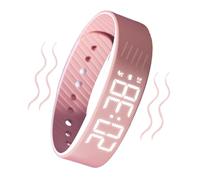 Générique Alarm Watch, Vibrating Digital Clock, Silent Smart Wristband, Adjustable Time Settings, Easy Display, Ideal for Travel, School, Sports, Outdoor, Kids, Heavy Sleepers, Birthday, 1.96 inches