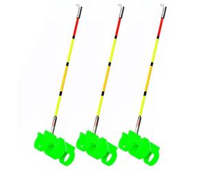 Générique Alarme de Pêche - 3 pièces étanche pour intempéries détection précise | Équipement de Pêche de Nuit avec Levier | pour Canot, Eau Douce/Salée, Lac, Étang, Bassin, Rivière