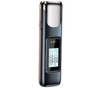 Générique Alcohol Checker Drinking Detector - Breathalyzer Tester | Digital LCD Display High Precision Portable Alcohol Detector - USB Rechargeable for Alcohols Measurement