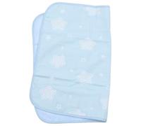 Générique Alèse Imperméable pour Bébé en Coton Réutilisable Confortable, Protège-matelas Change Voyages, Bleu