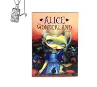 Générique Alice The Wonderland Oracle - Deck de Poche pour débutants avec Collier
