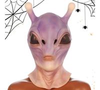 Générique Alien Masques for Adults, Full Face Masque, 3D Realistic Dress Up Accessory for Men and Women, Party Props for Haunted House, Cosplay, Stage, Carnival, 14.96x7.48 inches