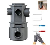 Générique All In One Wrench Tool Set for Faucet, 16 in 1 Faucet Wrench Tool for Tight Under Sink Spaces, Universal Plumbing Repair Kit for Kitchen Bathroom Toilet Tap Installation (1Pcs)
