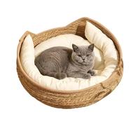 Générique All Season Woven Pet Cave - Soft Cat Nest | Cat Bed Basket