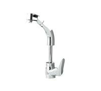 Générique AllCopper Chrome PullDown Kitchen Faucet SplashResistant Modern Mixer Tap for Hot and Cold Water Perfect for Contemporary Home Kitchens
