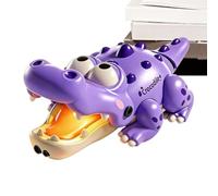 Générique Alligator Crocodile Musical Lumineux Évitement des Obstacles | Jouet Alligator Mobile Pour Garçons Filles Maison École Maternelle Crèche Centre D'Apprentissage Précoce Salon Violet
