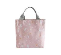 Générique Almuerzo Térmica - Tote Aislante Con Cierre Cordón | Algodón Lino Portátil Camping Viaje Escuela Picnic Mujer Hombre Comida Refrigerada Práctica