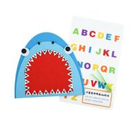 Générique Alphabet Matching Toy Felt Shark Preschool Learning Game Kids