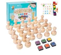 Générique Alphabet Stamps - Spelling Sight Word Fine Motor Learning Toys