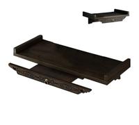 Générique Altar Shelf, Buddha Statue Display Stand, 15.35x10.24x4.92 inch, Strong Load-Bearing Rack, Double Layer Decorative Storage for Book Display, Living Corner, Bedroom, Home Meditation