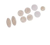 Générique Alto Tenor Saxophone Soprano Sax Perles Nacre Touches Incrustées Stylées et Populaires en Métal Blanc avec un Finition Pearlescente B♭ majeur