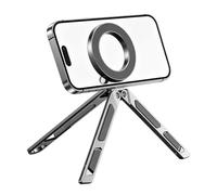 Générique Aluminum Alloy Magnetic Phone Tripod and Foldable Tablet Stand