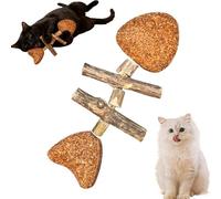 Générique Améliorez la santé Dentaire de Votre Chat avec ce Jouet Naturel en Forme d'arête d-e Poisson. Bâtonnet de Nettoyage des Dents e-n Bois à la cataire. Jouet Dentaire Naturel en Forme d'arête