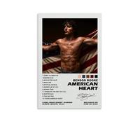 Générique American Heart Ben-son Boone Signature De L'album Affiche Décoration Peinture Toile Mur Art Salon Affiche Chambre Peinture Anniversaire Vacances Cadeau 16x24inch(40x60cm)