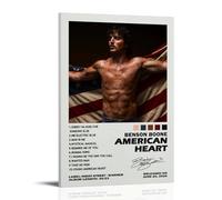 Générique American Heart Ben-son Boone Signature De L'album Affiche Décoration Peinture Toile Mur Art Salon Affiche Chambre Peinture Anniversaire Vacances Cadeau 20x30inch(50x75cm)