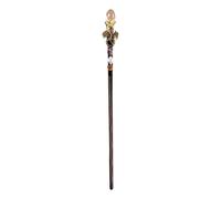 Générique Amethyst Crystal Wand, Fairy Magic Accessory, 11.81in Handcrafted Natural Crystal, Fine Quality Material, Elegant Decorative Wands for Decoration, Role-Playing Games, Adult