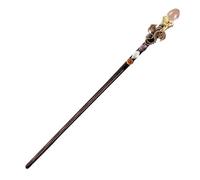 Générique Amethyst Crystal Wand, Handcrafted Fairy Magic-Wand, 11.81 Inches Natural Point, Mystical Role-Play Accessory, Sturdy Artisan Design for Adults, Cosplay, Decoration, Role Games