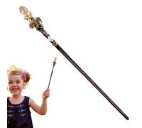 Générique Amethyst Crystal Wand, Handmade Gem Staff, 12.61-13.4 Inch Versatile Decorative & Fantasy, Handcrafted Fairy for a Radiant, Aura. the Cane Authentic, Raw Crystals Energy