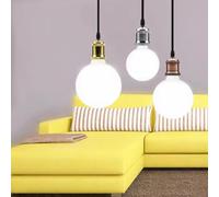 Générique Ampoule de Lampe LED, E27 LED 220V 110V Lampes G80 G95 G125 Ampoule LED Lumière Froide Blanc Chaud Blanc pour Décoration Intérieure Suspension,Cold White,G80