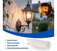 Générique Ampoule Flamme Vacillante | Effet Vacillement - Lumière Chaude Et Éclatante Pour Salle À Manger Chambre Cheminée Jardin Véranda Fêtes Halloween