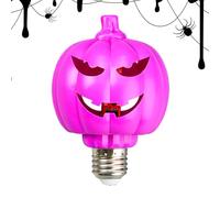 Générique Ampoule Halloween, Lampe à, Base de vis E27, éclairage de Saison décoratif, fête de la Maison hantée en Plein air, 4,8x3,27x3,27 Pouces, Orange, 1 pièce