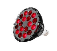 Générique Ampoule Infrarouge Chauffante LED, Red Light Therapy Lampe, Infrared Light Bulb pour Viso, Soin de la Peau, Douleurs Musculaires et Circulation Sanguine Usage Domestique
