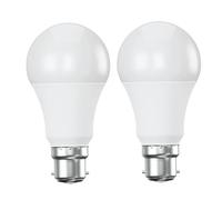 Générique Ampoule LED à baïonnette B22, 13W = équivalent 100W, 1521 lumens, 2700K Standard BC A60 LED GLS, Pack de 2