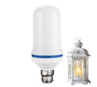 Générique Ampoule LED Flamme,Ampoule à Effet Flammes | Décoration Lumineuse pour Intérieur Extérieur Mariage Dîner Patio Restaurant Chambre Salon Véranda