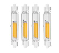 Générique Ampoule LED R7S 78 mm Dimmable 15 W, LED R7S 78 mm 15 W Equivalent aux Ampoules halogènes 100 W 150 W, Blanc Naturel 4000 K 1500 LM, Angle Faisceau 360 degrés,Blanc Chaud,4er Pack 78mm