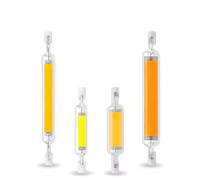 Générique Ampoule LED R7S, 78mm 118mm 5W 8W 10W 20W R7S Projecteur 220V COB Lampe Tube en Verre Remplacer 30W 50W 100W Lumière halogène,Cool White,78mm 5w