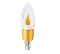 Générique Ampoules à Lumière Vacillante,Base E12 E14 Éclairage D'Ambiance Décorations De Noël,Ampoules Halloween à Flamme Vacillante | Pour Halloween Fête Patio Chambre Salon Bureau