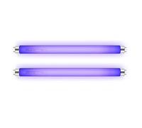 Générique Ampoules de Remplacement T8 F10W pour Tueur de Mouches, Tube Lumineux UV de 13 Pouces pour Tueur d'insectes électrique 20W / zappeur à Insectes/Tueur de Mouches, Pack de 2