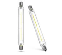 Générique Ampoules LED 2,5W S15s 221mm Blanc Chaud 2800K Remplacement Lampe S15s 30W Culot T25 Ampoule à Filament Tubulaire Clair Ampoule LED Tube Bande S15,Cold White