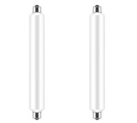 Générique Ampoules LED 4W S15s 221mm Blanc Chaud 3000K Remplacement de Lampe 40W S15s Culot T25 Ampoule Tubulaire LED S15 Tube Strip 221mm Non Dimmable, 1 pièce,Natural White,4W221mm 2pack