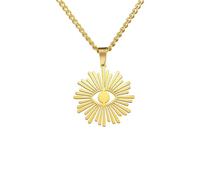 Générique Amulette Mauvais Œil Pendentif Collier Femmes Dor, Chaîne de col, Garde du collier Cadeau d’anniversaire