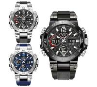 Générique Analog Digital Watch - Waterproof Wristwatch | Double Display Timepiece with Fashionable Design, Sports Watch with Casual Style, Men’s Office Accessory, Travel Wristwatch