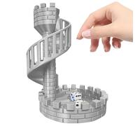 Générique Ancient Roman Tower, Castle Desktop Decoration, Sieve Rolling Tool, Smooth Resinous Texture, Tabletop Hobby Management Tool, Play Products, Standard Size Modern Design Castle Ornaments