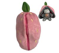 Générique Âne en Peluche Thérapeutique Respirant, Jouet Thérapeutique avec Respiration Simulée Réaliste, pour Calmer L’anxiété, Apaiser Les Tensions Et Favoriser L’endormissement