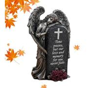 Générique Angel Figures Gravestone Desk Ornament with Angel Wing Statue