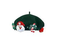 Générique Anglais Homme Cute Christmas Beret Cap With Decoration Shiny Wool Artist Hats Sorcier Homme (GN2, M)